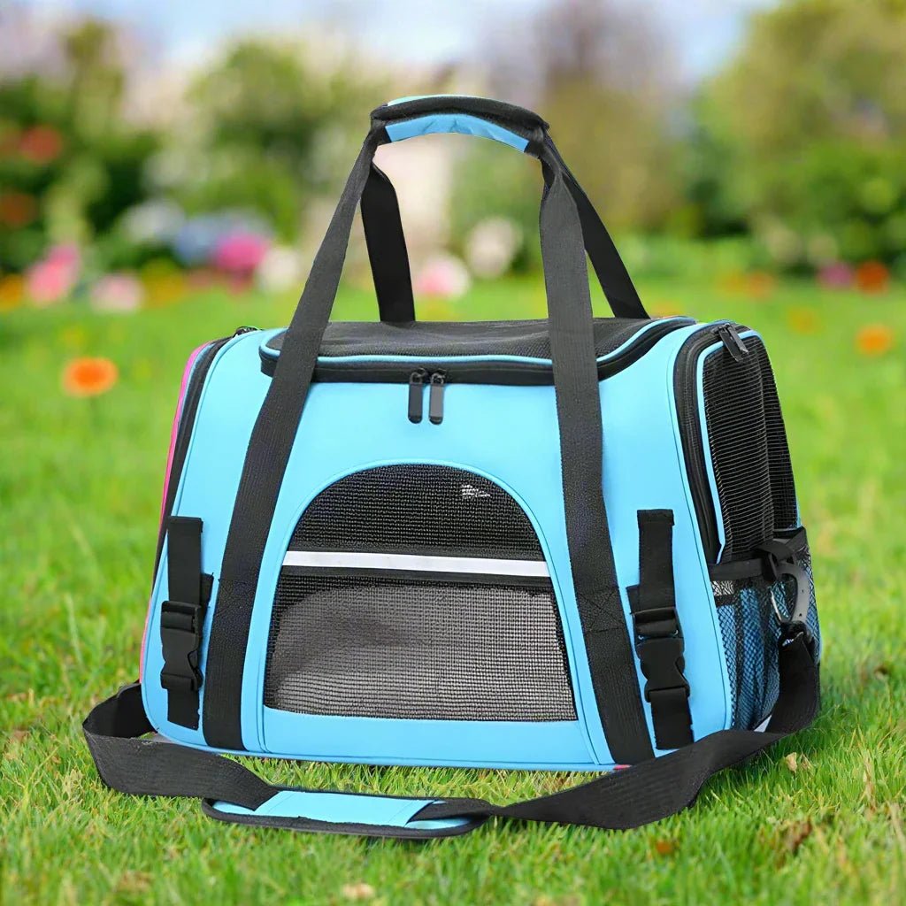 Sac de Transport pour Chien - DogCarrierBag™ - Bleu - Partout Avec Toutou