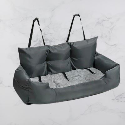 Siège auto animaux - CarrierTravelDog™ - Gris - Partout Avec Toutou