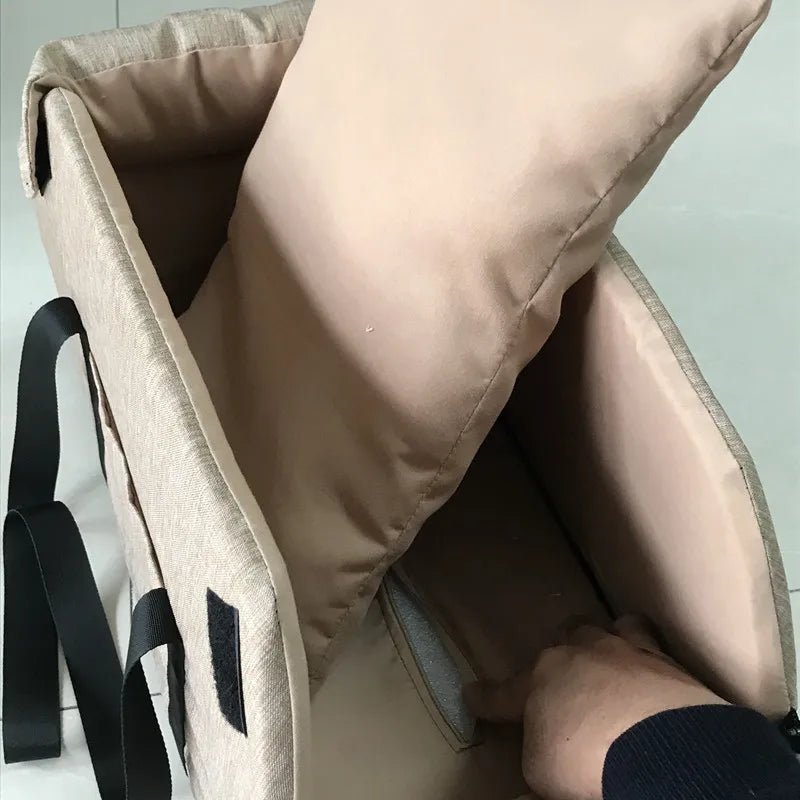 Siege Chien Voiture - PetTravelSeat™ - Beige - Partout Avec Toutou