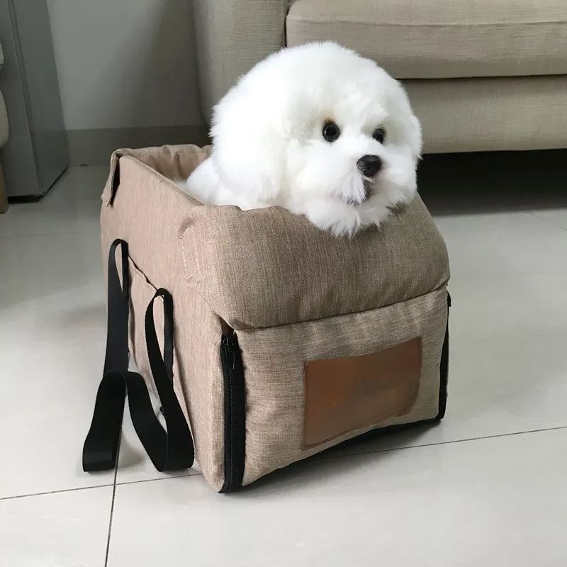 Siege Chien Voiture - PetTravelSeat™ - Beige - Partout Avec Toutou