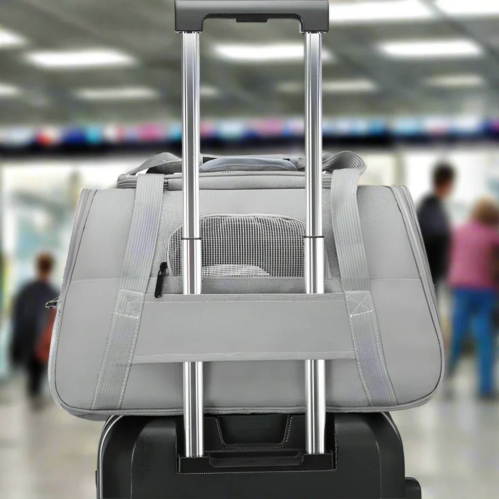 Sac de Transport pour Chien - DogCarrierBag™ - Gris - Partout Avec Toutou