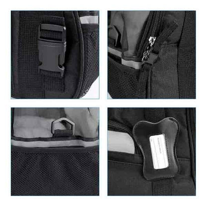 Sac de Transport pour Chien - DogCarrierBag™ - Noir - Partout Avec Toutou