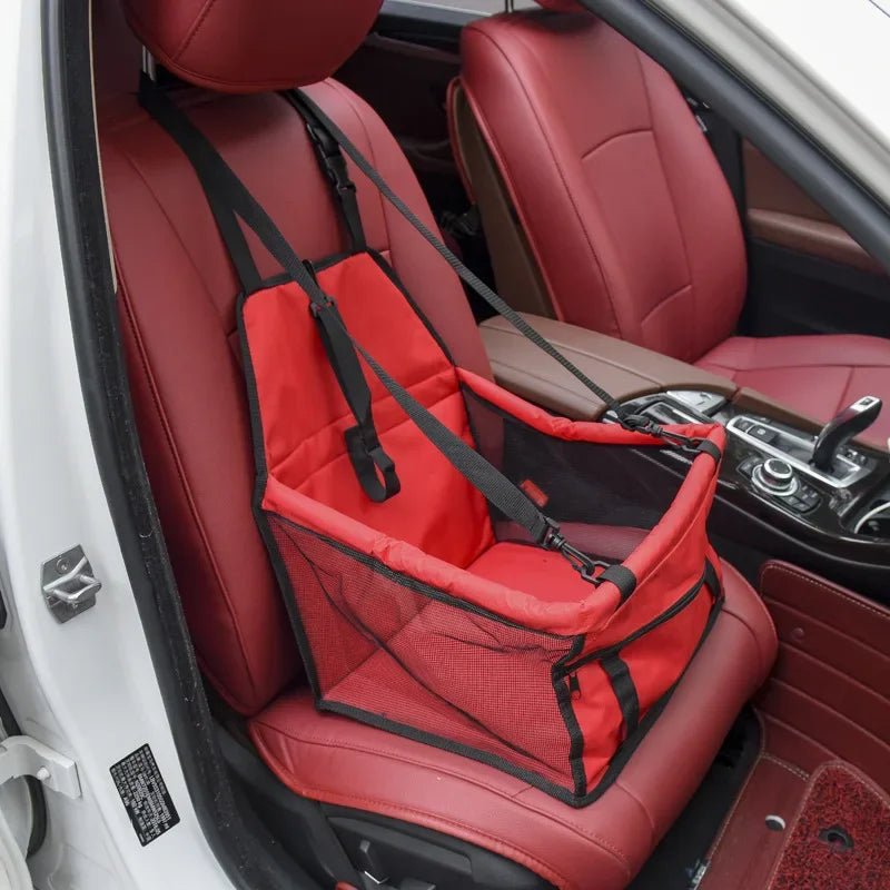 Siege Chien Voiture - PremiumDogBag™ - Rouge - Partout Avec Toutou